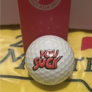 2 dozen “you suck”Shank it Golf balls